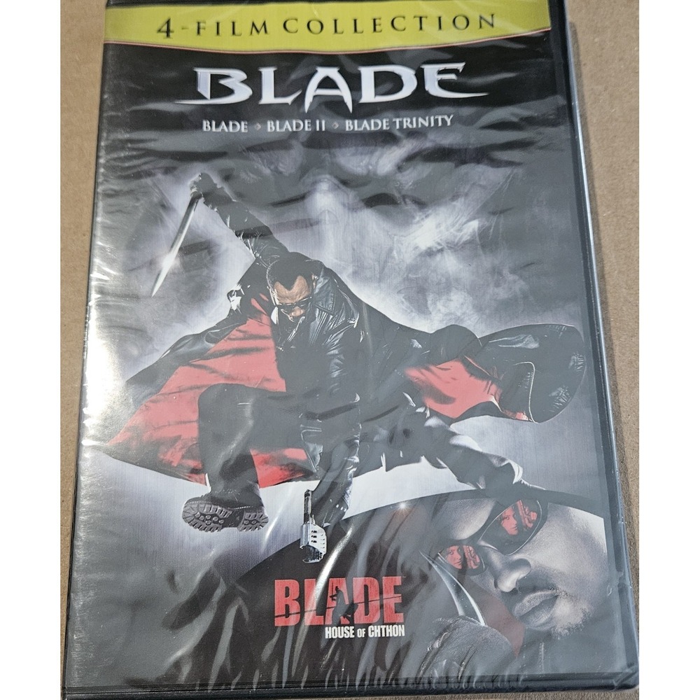Blade 4-Film Collection DVD‎ New Sealed Glow In The Dark Slipcover Wesley Snipes - Picture 3 of 4